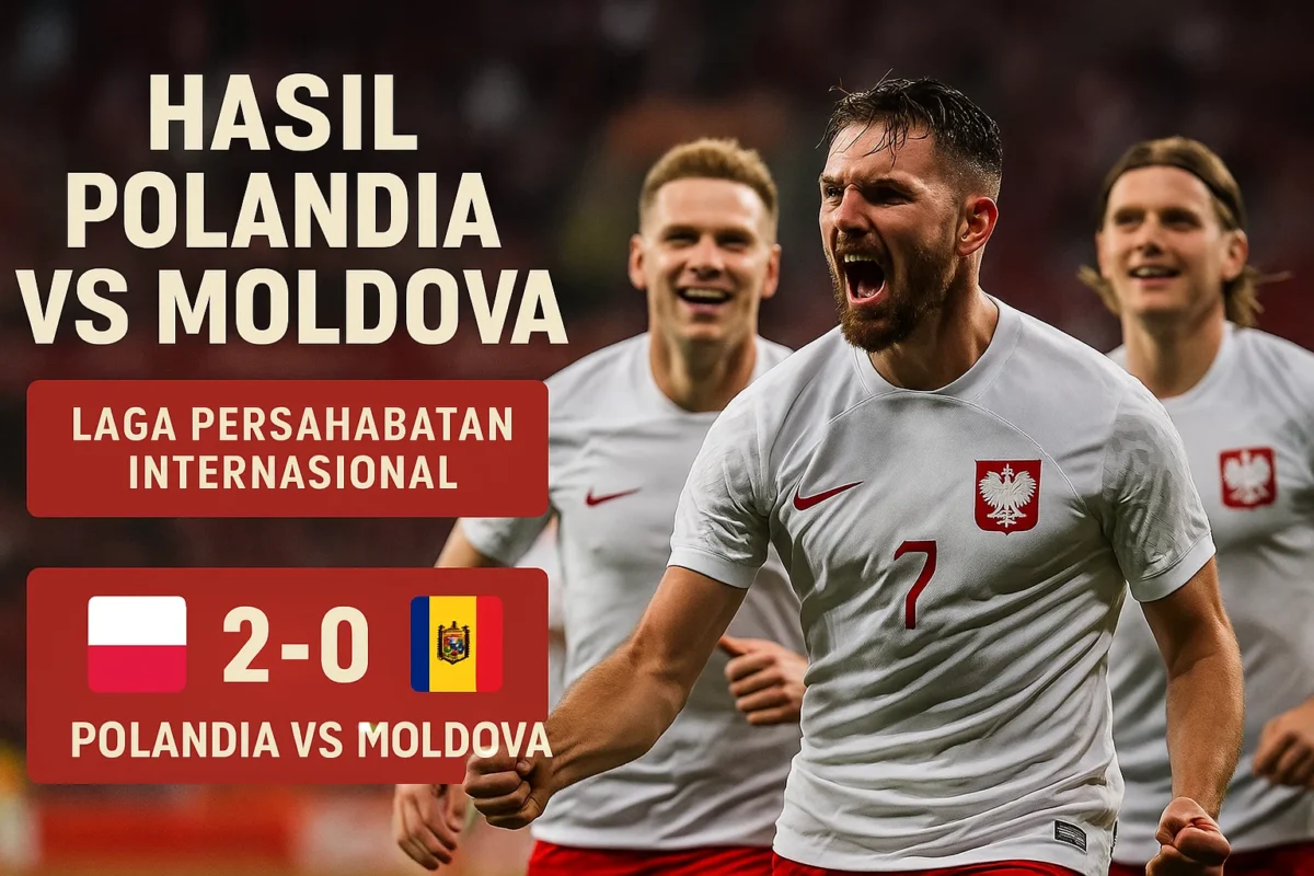 Hasil Polandia vs Moldova: Kemenangan 2-0 dalam Laga Persahabatan Internasional